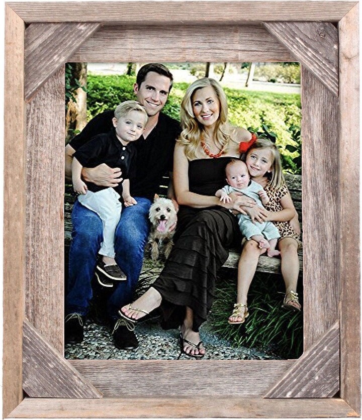 Etsy Barnwoodusa Rustic Signature Corner Block Picture Frame - 100% Up-Cycled Reclaimed Wood