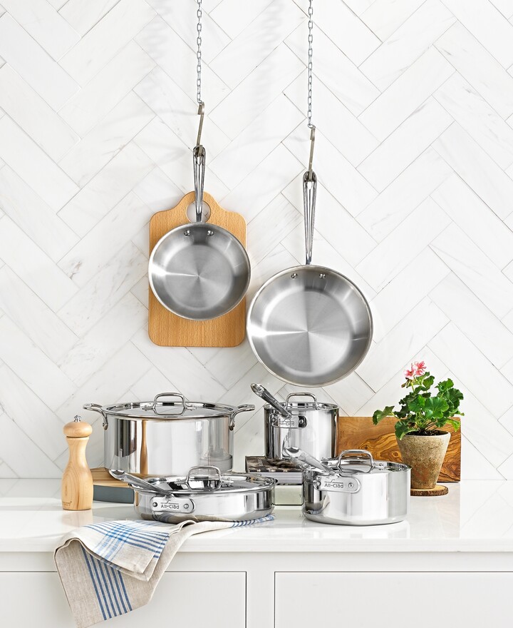 All-Clad All Clad Stainless Steel 7-Piece Cookware Set - 100