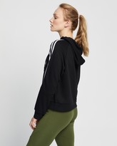 Thumbnail for your product : adidas Women's Black Hoodies - Essentials Loose-Cut 3-Stripes Cropped Hoodie - Size XXL at The Iconic