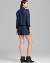 Thumbnail for your product : Blank NYC Romper - Button Down Denim