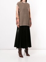 Thumbnail for your product : GOEN.J Side-Taps Knitted Top
