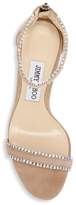 Thumbnail for your product : Jimmy Choo Dochas Embellished Suede Sandals