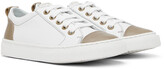Thumbnail for your product : Bonpoint Kids White Basket Archie Sneakers