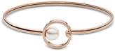 Thumbnail for your product : Skagen Agnethe Rose Tone Pearl Clasp Bangle