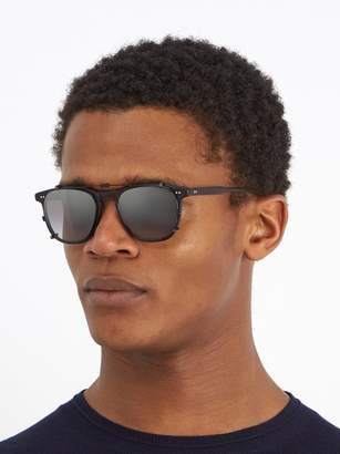 Garrett Leight Brooks 47 Acetate Glasses - Mens - Black Multi