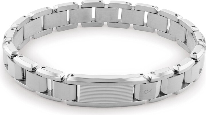 Calvin Klein Jewelry Men's Link Bracelet Color: Silver (Model: 35000286) -  ShopStyle