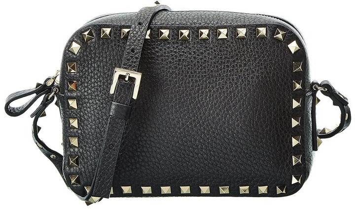 Valentino Black Leather Crossbody Handbags | Shop the world's 