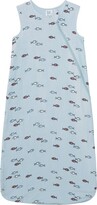 Thumbnail for your product : Deux Par Deux Printed Muslin Sleep Bag - Blue Fish
