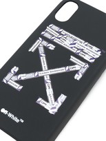Thumbnail for your product : Off-White airport print iPhone XS phone case