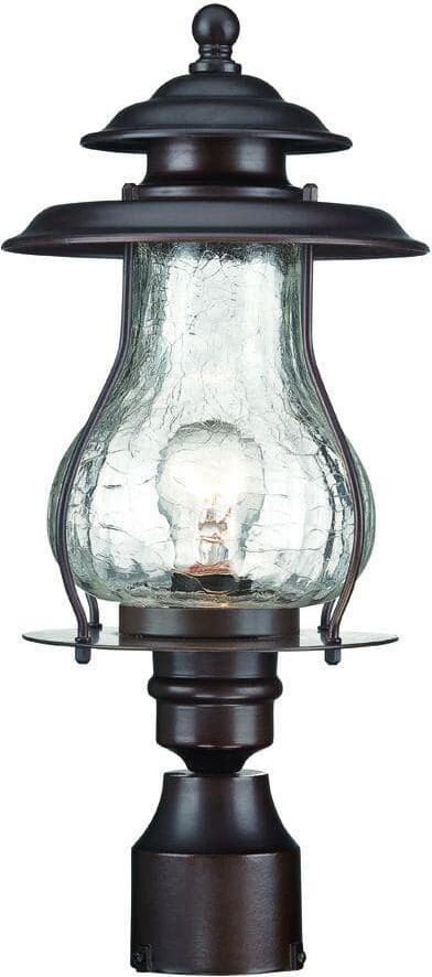 Acclaim Lighting Blue Ridge 1-Light Architectural Bronze Outdoor Post Mount Light Fixture