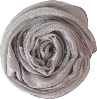 Lina & Lily Sheer Lightweight Summer Scarf for Weddings Party Evening Beach (Dusty Pink)