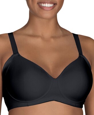 Vanity Fair Women's Beauty Back Full Figure Wirefree Extended Side and Back  Smoother Bra 71267 - ShopStyle