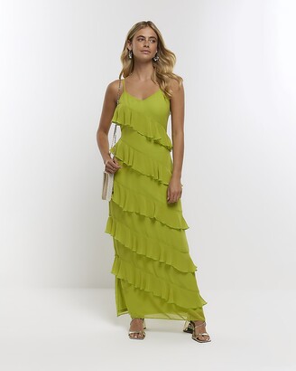 River Island Women's Green Dresses | ShopStyle UK