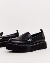 asos platform loafers