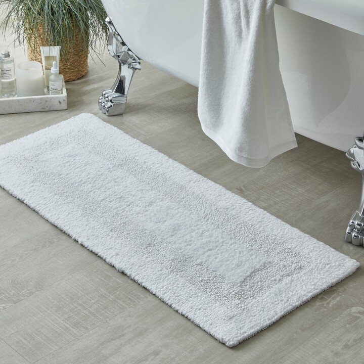 Dunelm Supersoft White Bath Runner White ShopStyle