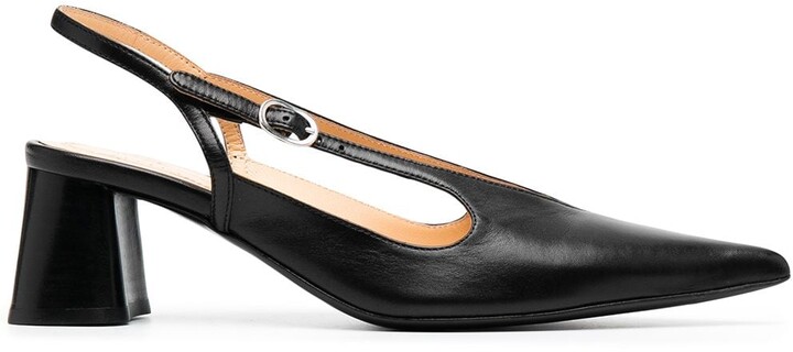ellery leather slingback pumps