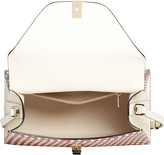 Thumbnail for your product : Valextra Iside Monogram Leather Top Handle Bag