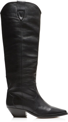 womens distressed tall boots