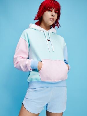 Tommy Hilfiger Pastel Colour-Blocked Hoody - ShopStyle Jumpers & Hoodies