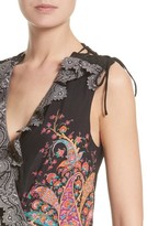 Thumbnail for your product : Etro Women's Paisley & Polka Dot Silk Flutter Dress