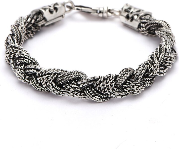 Emanuele Bicocchi Mixed Braided Bracelet