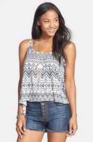 Thumbnail for your product : Billabong 'Down With It' Print Cross Back Tank (Juniors)