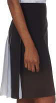 Thumbnail for your product : Cédric Charlier Contrast Pleated Skirt
