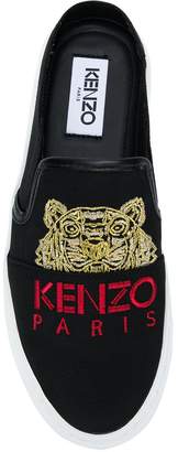 Kenzo logo embroidered sneakers