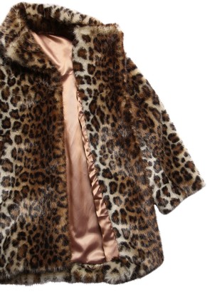 N°21 Leopard Print Faux Fur Coat
