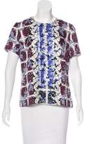 Thumbnail for your product : Peter Pilotto Printed Silk Top