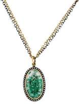 Thumbnail for your product : Moritz Glik Emerald Pendant Necklace w/ Tags