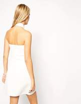 Thumbnail for your product : ASOS Halter Dress In Structured Knit