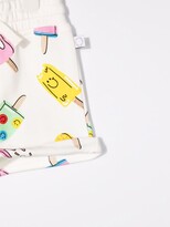 Thumbnail for your product : Stella McCartney Kids Popsicle-Motif Cotton Shorts