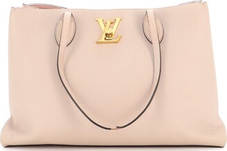 Louis Vuitton Beige Lockme Hobo Bag ○ Labellov ○ Buy and Sell