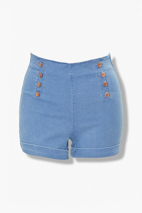 plus size cuffed shorts