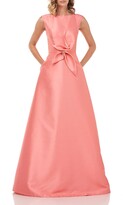Thumbnail for your product : Kay Unger New York Kincaid Sleeveless Twill Ball Gown