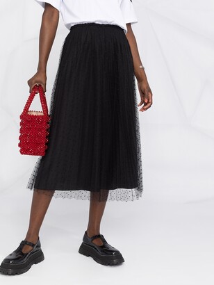 RED Valentino lace T-shirt dress
