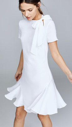 coast jade embroidered bodice dress