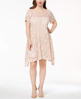 Thumbnail for your product : Robbie Bee Plus Size Lace A-Line Dress