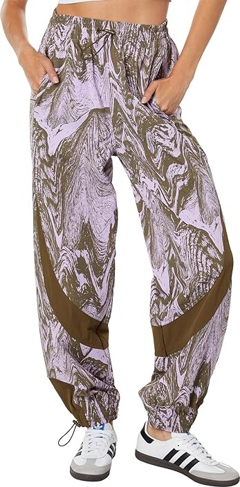 adidas by Stella McCartney Woven Track Pants Printed IB5096 (Purple  Glow/Trace Olive) Women's Clothing - ShopStyle