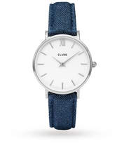 Cluse Ladies Minuit Silver Watch CL30030