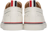 Thumbnail for your product : Thom Browne Off-White Cupsole Longwing Brogues