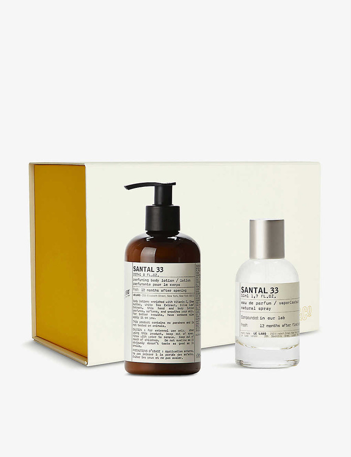 Le Labo Santal 33 body lotion and eau de parfum gift set ShopStyle