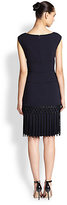 Thumbnail for your product : Kay Unger Fringed Dress