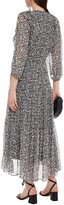 Thumbnail for your product : Joie Tobey Gathered Printed Silk-crepon Midi Dress
