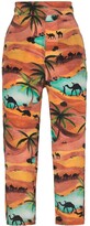 Thumbnail for your product : CHUFY print cropped trousers
