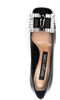 Sergio Rossi Embellished Patent Pumps
