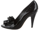 Thumbnail for your product : Moschino Cheap & Chic Moschino Cheap and Chic Patent Leather Peep-Toe Pumps