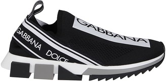 men's black dolce and gabbana trainers