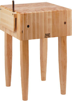 John Boos Pro Chef Kitchen Cart with Butcher Block Top